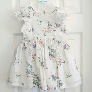 Ruffles and Flowers Baby Dress
